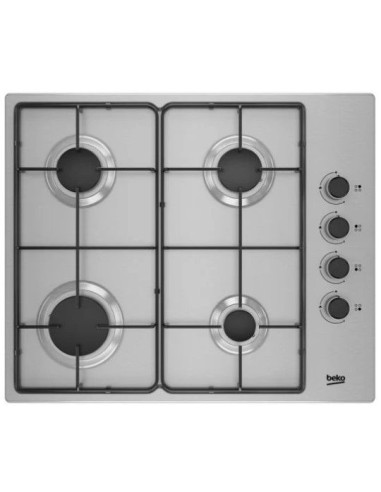 Encimera Beko HIGG64103SXN 4 fuegos gas 60cm