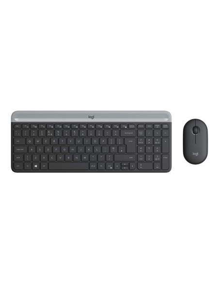 Teclado + ratón inalámbricos Logitech Slim Combo MK470