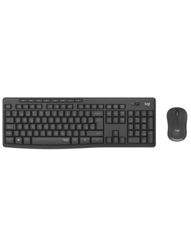 Combo de teclado + ratón inalámbricos Logitech MK295 Grafito