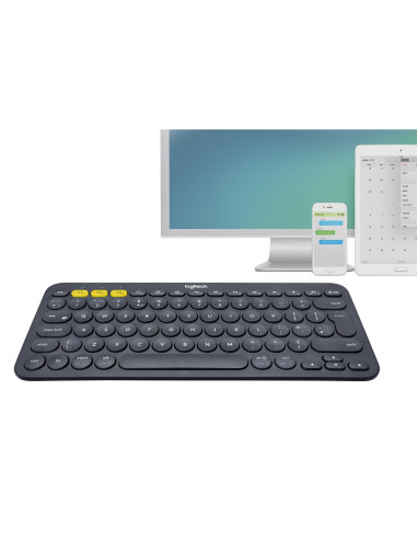 Teclado Bluetooth multidispositivo Logitech...