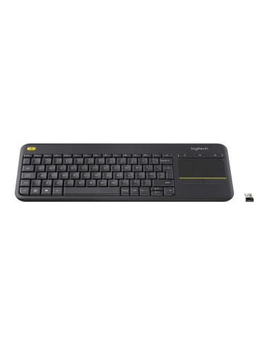 Teclado Smart TV Logitech K400 Plus Inalámbrico Negro
