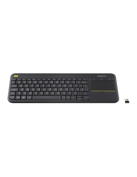 Teclado Smart TV Logitech K400 Plus Inalámbrico Negro