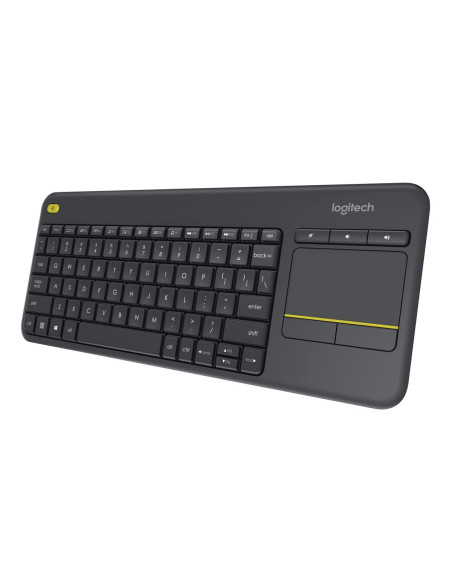 Teclado Smart TV Logitech K400 Plus Inalámbrico Negro