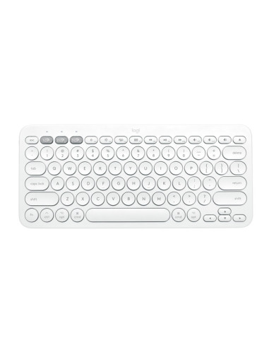 Teclado Bluetooth multidispositivo Logitech K380 blanco