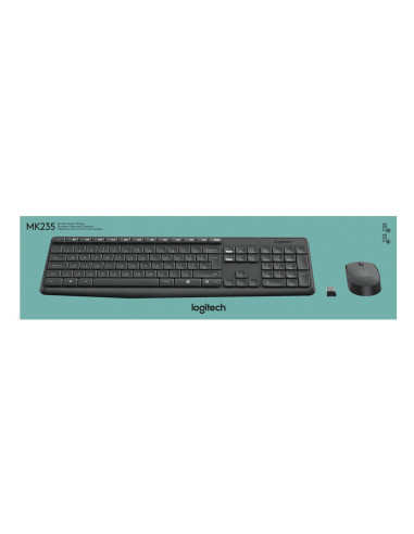 Teclado + Ratón Logitech MK235 Inalámbricos