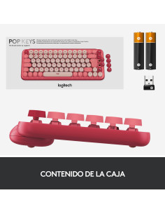 Teclado inalámbrico Logitech POP KEYS Heartbreaker 2