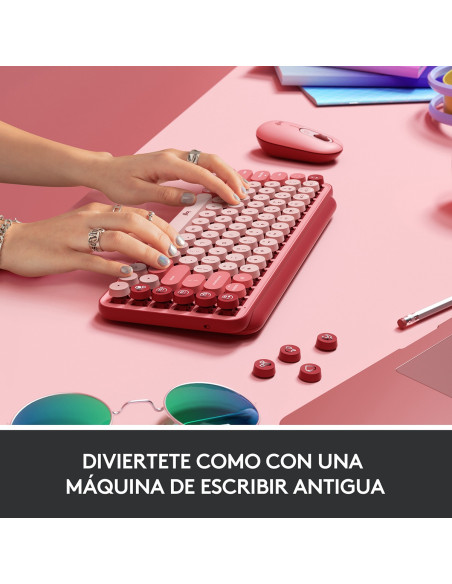 Teclado inalámbrico Logitech POP KEYS Heartbreaker