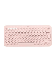 Teclado Bluetooth multidispositivo Logitech K380 rosa