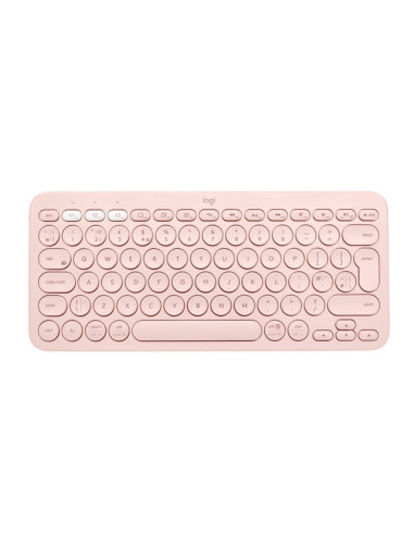Teclado Bluetooth multidispositivo Logitech K380 rosa