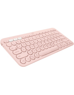Teclado Bluetooth multidispositivo Logitech K380 rosa 2