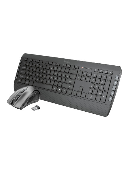 Combo de teclado y ratón inalámbricos Trust Tecla-2 Wireless