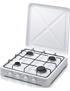 Cocina Gas Bastilipo CG400 4 fuegos Blanca