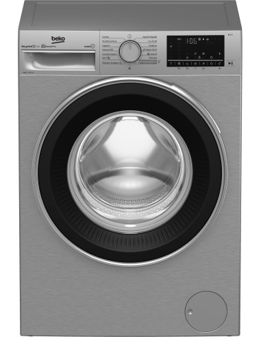 Lavadora Beko B3WFT58220X 8kg 1200rpm C Inox