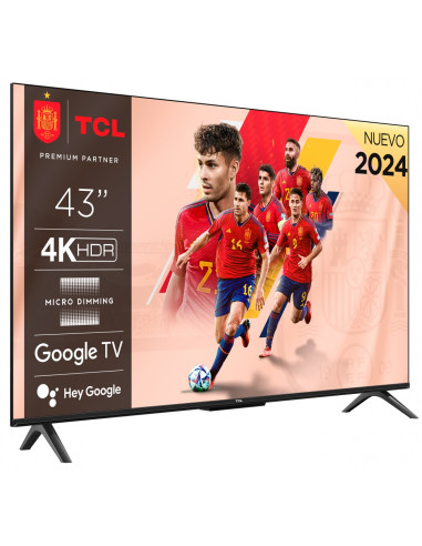 TV TCL 43P61B 43 4K HDR GOOGLE TVMASTER 2.0