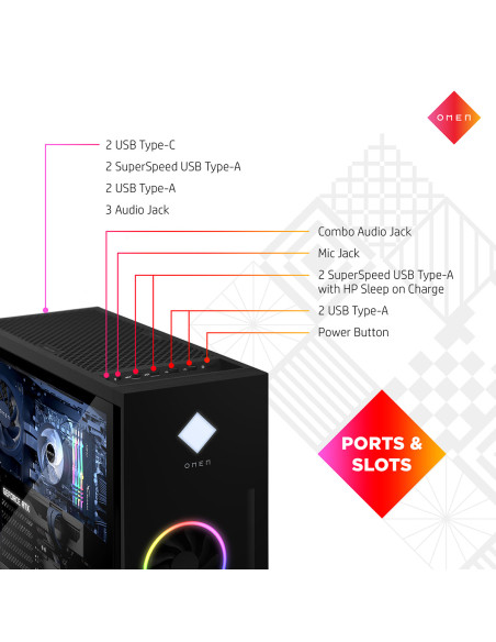 Sobremesa Gaming HP OMEN GT21-0067ns