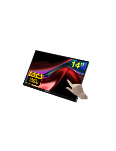 49591 pantalla para PC 356 cm (14) 1920 x 1080 Pixeles Full HD LCD Pantalla tactil Negro