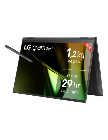 Gram 14T90S Intel Core Ultra 7 155H Hibrido (2-en-1) 356 cm (14) Pantalla tactil WUXGA 16 GB LPDDR5-SDRAM 512 GB SSD Wi-Fi 6E (8