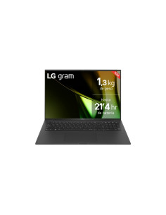 Gram 17ZD90S Intel Core Ultra 7 155H Portatil 406 cm (16) WQXGA 16 GB LPDDR5-SDRAM 512 GB SSD Wi-Fi 6E (802.11ax) FreeDOS Negro