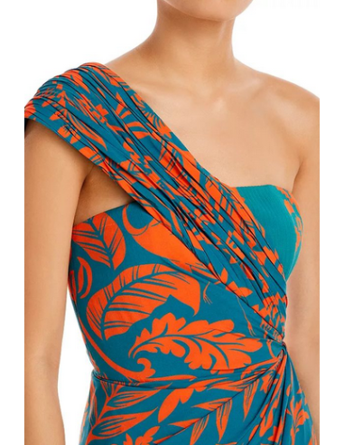 Vestido Casablanca Maxi Estampado Azul