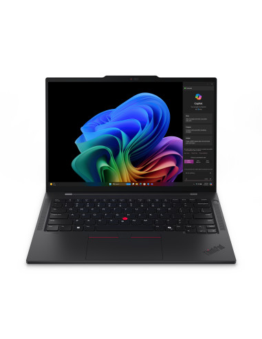 ThinkPad T14s Gen 6 (Snapdragon) Qualcomm Snapdragon X1E-78-100 Portatil 356 cm (14) Pantalla tactil WUXGA 32 GB LPDDR5x-SDRAM 1