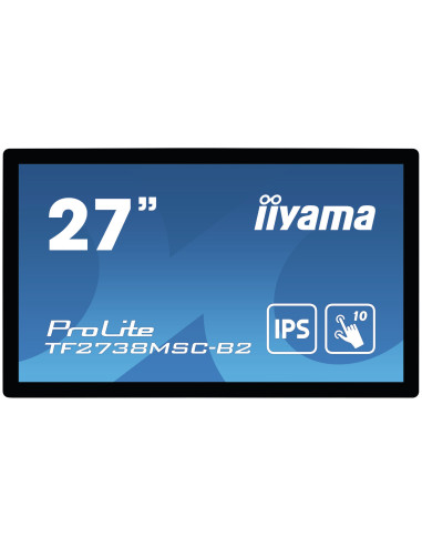 ProLite TF2738MSC-B2 pantalla para PC 686 cm (27) 1920 x 1080 Pixeles Full HD LED Pantalla tactil Multi-usuario Negro