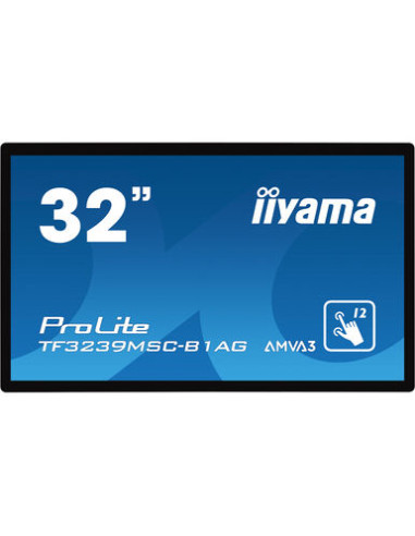 ProLite TF3239MSC-B1AG pantalla para PC 80 cm (31.5) 1920 x 1080 Pixeles Full HD LED Pantalla tactil Multi-usuario Negro