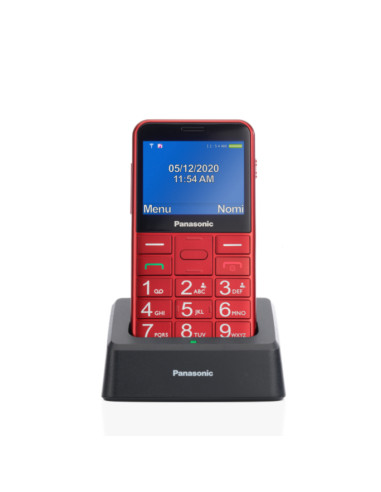 KX-TU155EXRN telefono movil 61 cm (2.4) 102 g Rojo Telefono con camara