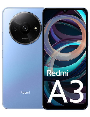 Redmi A3 17 cm (6.71) SIM doble Android 14 4G USB Tipo C 3 GB 64 GB 5000 mAh Azul