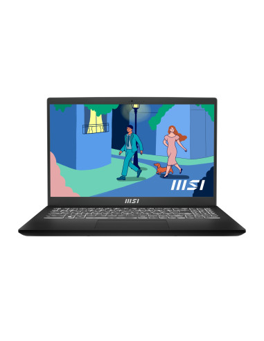 Modern 15 B7M-039XES AMD Ryzen(TM) 5 7530U Portatil 396 cm (15.6) Full HD 8 GB DDR4-SDRAM 512 GB SSD Wi-Fi 6E (802.11ax) Negro