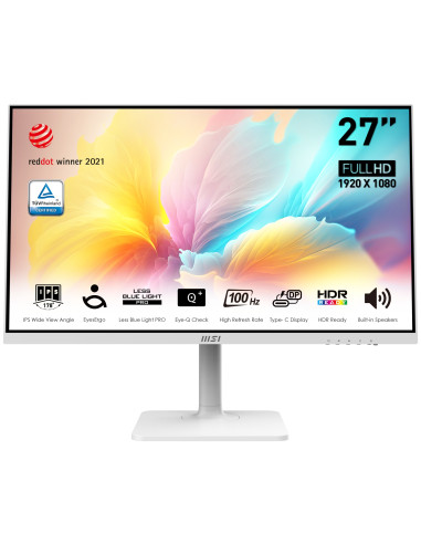 Modern MD2712PW pantalla para PC 686 cm (27) 1920 x 1080 Pixeles Full HD LCD Blanco