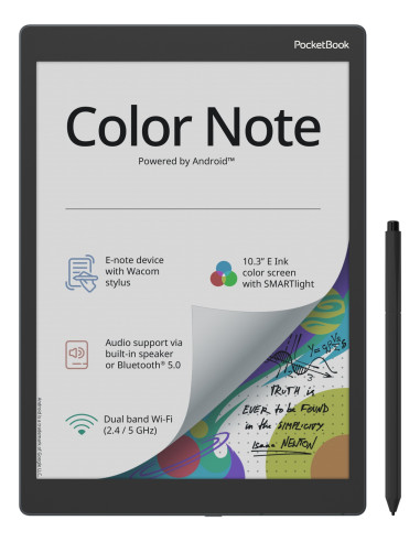 Color Note lectore de e-book Pantalla tactil 32 GB Wifi Negro Azul