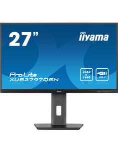 ProLite XUB2797QSN-B1 pantalla para PC 686 cm (27) 2560 x 1440 Pixeles Wide Quad HD LED Negro