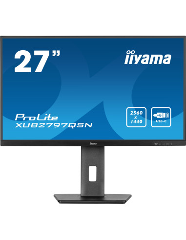 ProLite XUB2797QSN-B1 pantalla para PC 686 cm (27) 2560 x 1440 Pixeles Wide Quad HD LED Negro