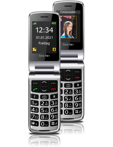 SL645 711 cm (2.8) 118 g Negro Plata Telefono con camara