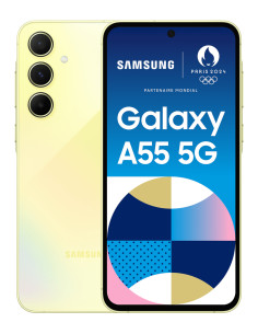 Galaxy A55 5G 168 cm (6.6) Ranura hibrida Dual SIM Android 14 USB Tipo C 8 GB 128 GB 5000 mAh Amarillo