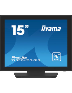 ProLite T1532MSC-B1S pantalla para PC 381 cm (15) 1024 x 768 Pixeles XGA LCD Pantalla tactil Negro