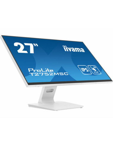 ProLite T2752MSC-W1 pantalla para PC 686 cm (27) 1920 x 1080 Pixeles Full HD LED Pantalla tactil Blanco