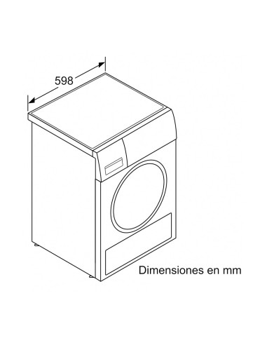 Secadora Bosch 9 Kg Condensación
