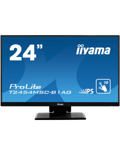 ProLite T2454MSC-B1AG pantalla para PC 605 cm (23.8) 1920 x 1080 Pixeles Full HD LED Pantalla tactil Multi-usuario Negro