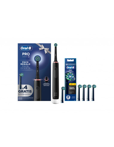 Cepillo Dental Braun Oral-B PRO3BLACK Pack Christ