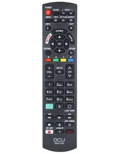 Mando a distancia DCU 30901030 para panasonic