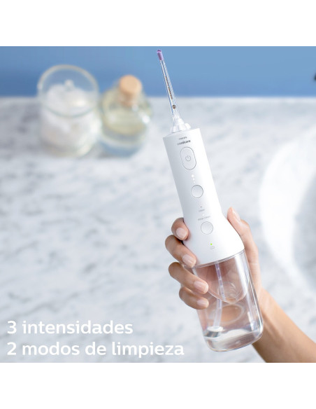 Irrigador dental Philips Sonicare Power Flosser 3000 con boquilla 360º