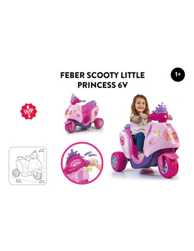 Scooty Little Princess 6V Feber