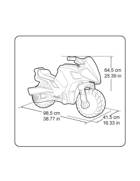 Moto de juguete bebé infantil Motofeber Turbo Hybrid 6V