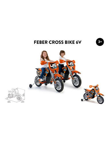 Cross Bike 6v feber