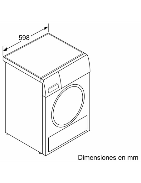 Secadora Bosch 7 kg Condensación - WTN85200ES
